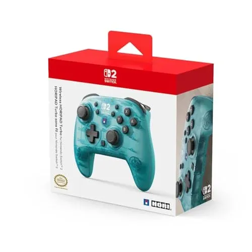 HORI Wireless HORIPAD Turbo (Aqua) for Nintendo Switch 2