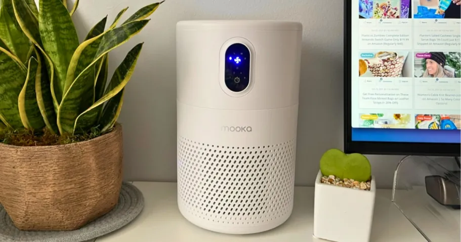 MOOKA HEPA Air Purifier in White