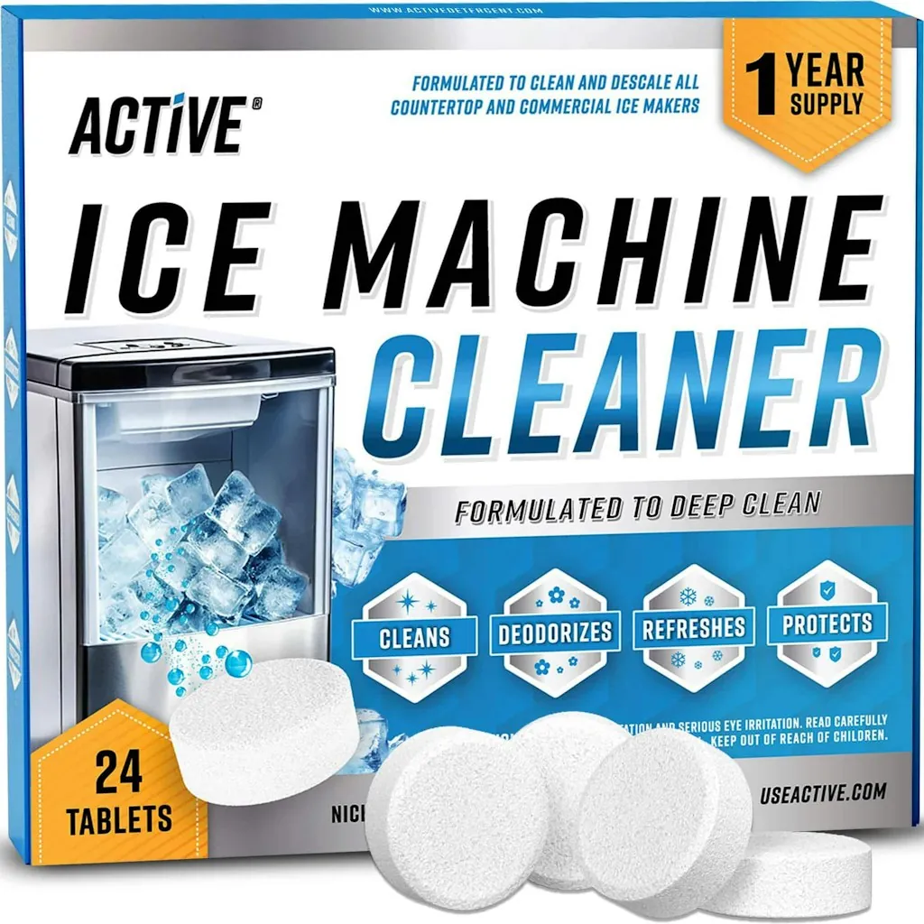 Active Ice Machine Cleaner Descaler Tablets 24-Pack