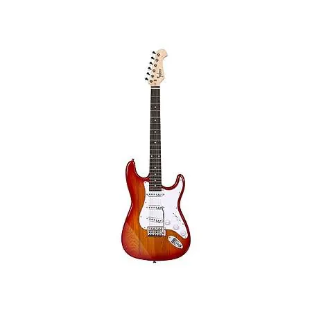 Indio by Monoprice Cali DLX Plus Solid Ash Electric Guitar w/ Gig Bag