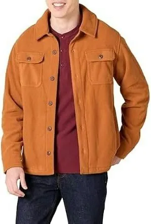 Amazon Essentials Men's Polar Fleece Shirt Jacket