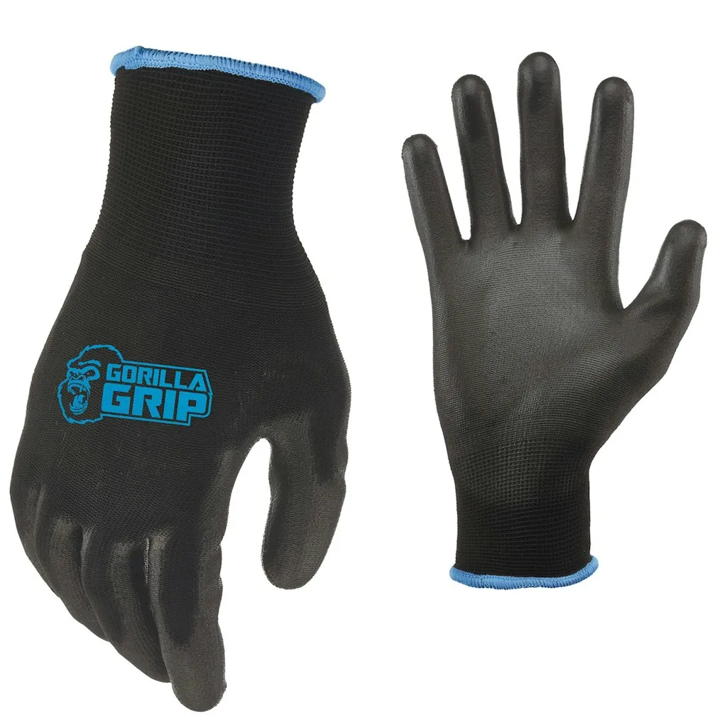 Gorilla Grip Never Slip Maximum Grip All-Purpose Gloves 5-Pairs