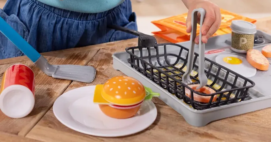 Melissa & Doug Flip & Fry Grill Play Set