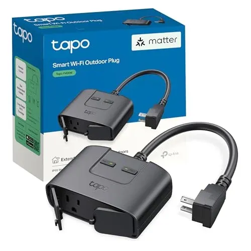 TP-Link Tapo Matter Outdoor Smart Plug (Tapo P400M)