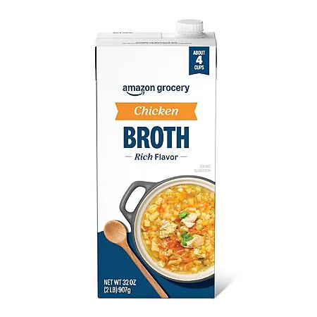 32-Oz Amazon Grocery Chicken Broth