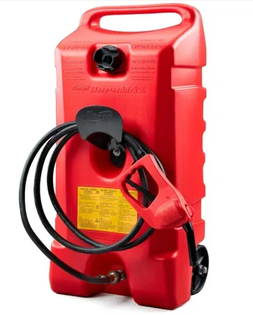 Scepter Flo N' Go Duramax 14-Gallon Gas Fuel Tank w/ 10' Hose, Transfer Pump