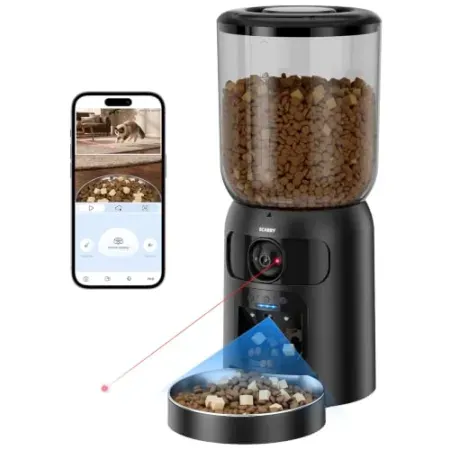 SCARRA Automatic Cat Feeder with Camera