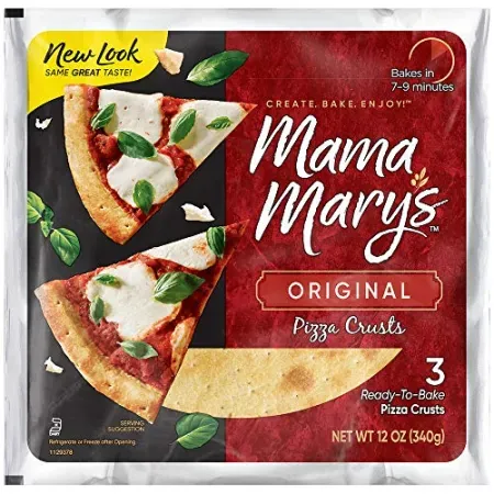 3-Pack Mama Mary’s 7" Ready-to-Bake Pizza Crusts