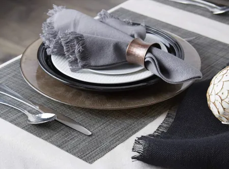 DII 6-Piece PVC Tabletop Collection Placemat Set