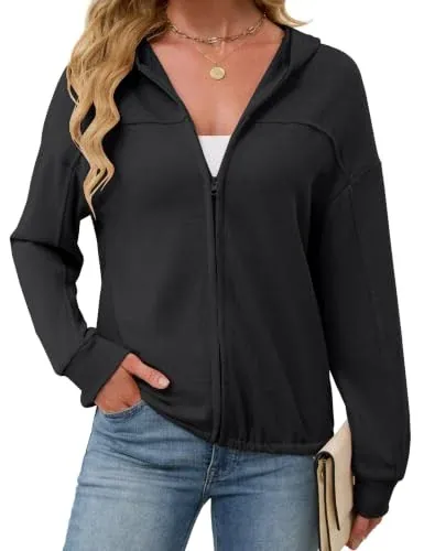 Quenteen Zip Up Hoodie Sweatshirt