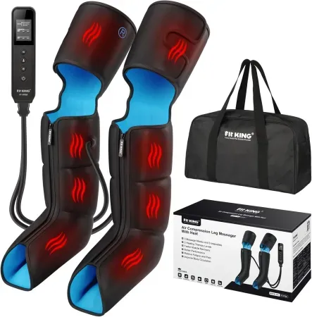 FIT KING Leg Compression Massager w/ Heat