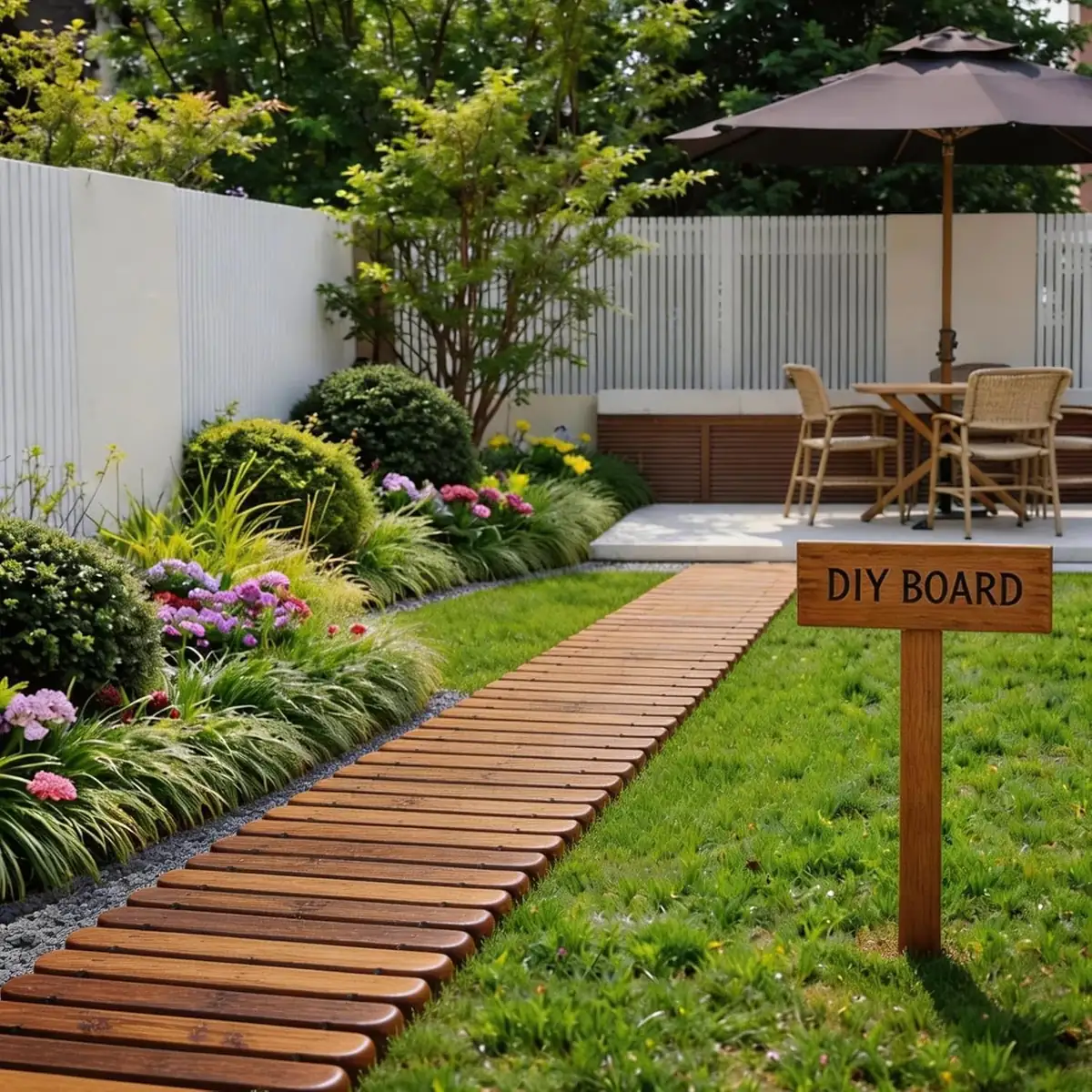 Spurgehom 8FT Wooden Pathway