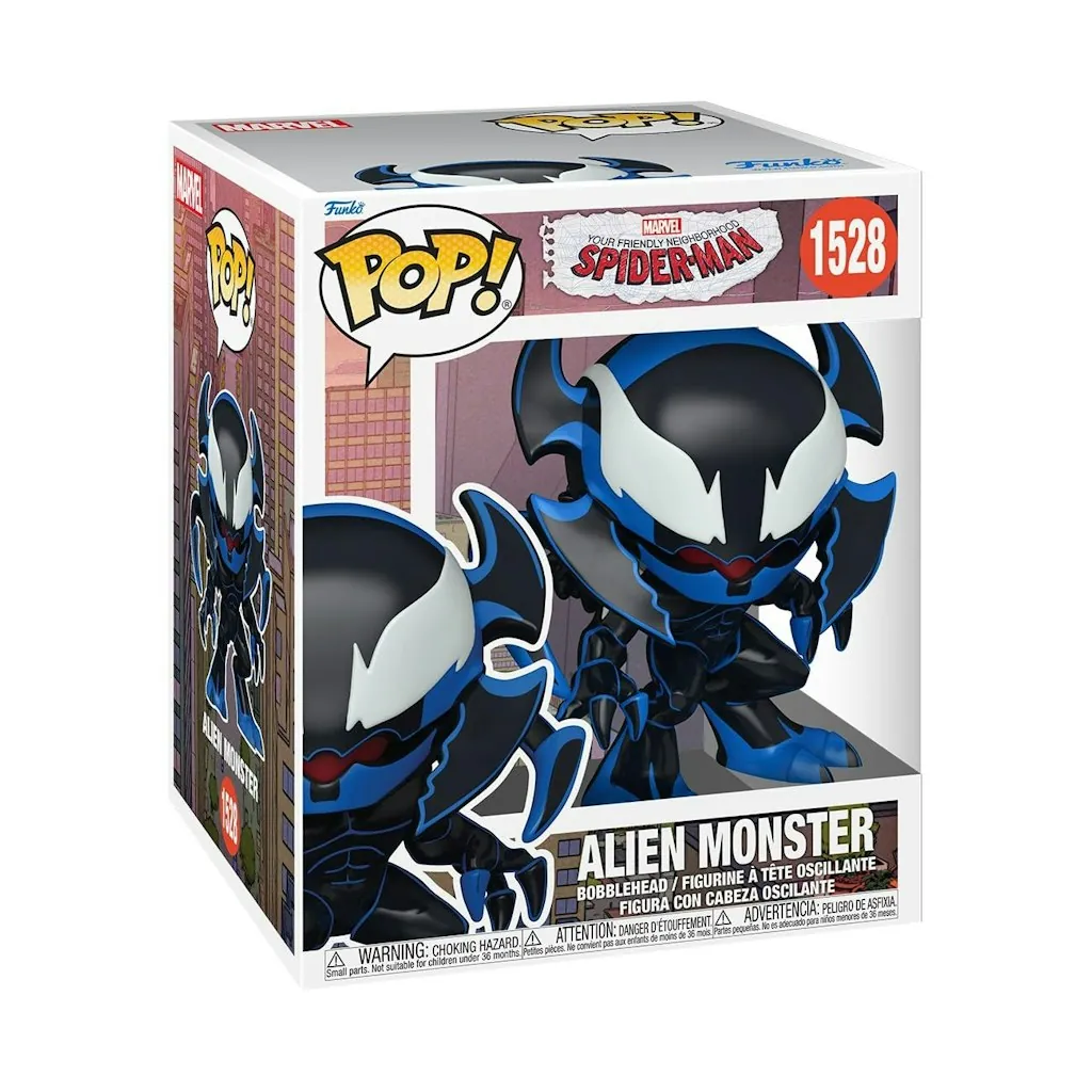 Funko POP! Alien Monster Friendly Neighborhood Spider-Man Animated Series Vinyl Figure