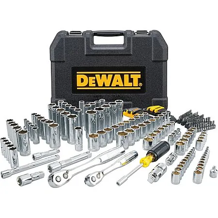 Bomgaars: 200-Pc DeWALT SAE & Metric Mechanics Tool Set