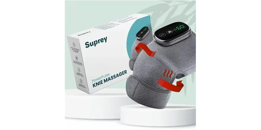 Suprey Heated Knee Massager w/ LED Display