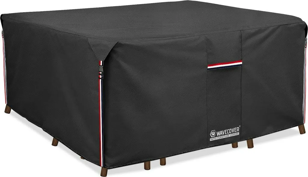 Wavecover 600D Oxford Waterproof Patio Dining Table & Chairs Cover