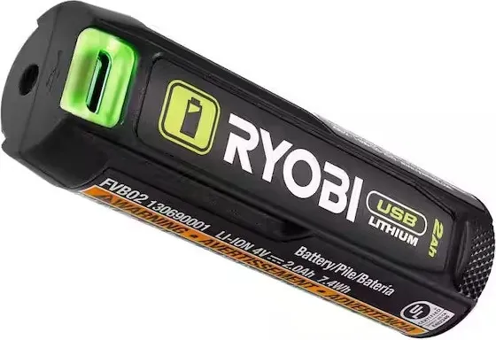 Ryobi USB Lithium 2.0Ah Rechargeable Battery: Free w/ tool purchase as low as $40 + free shipping w/