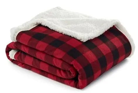 Eddie Bauer 50" x 60" Sherpa Throw Blanket