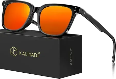 KALIYADI Square UV400 Polarized Sunglasses