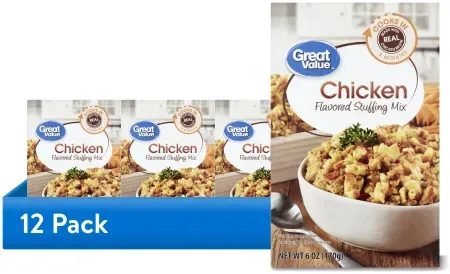 12-Pack Great Value Chicken-Flavored Stuffing Mix (6oz each)