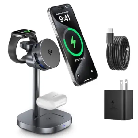 EGBULL 3-in-1 Magnetic Wireless Charging Stand