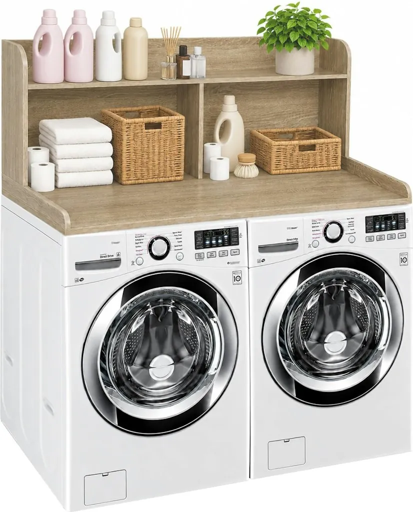 Laundry Countertop w/ 20" Shelf Storage