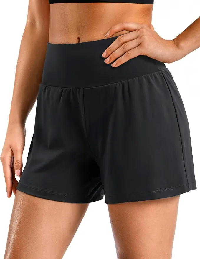 Soothfeel Women's High-Waisted Athletic Shorts