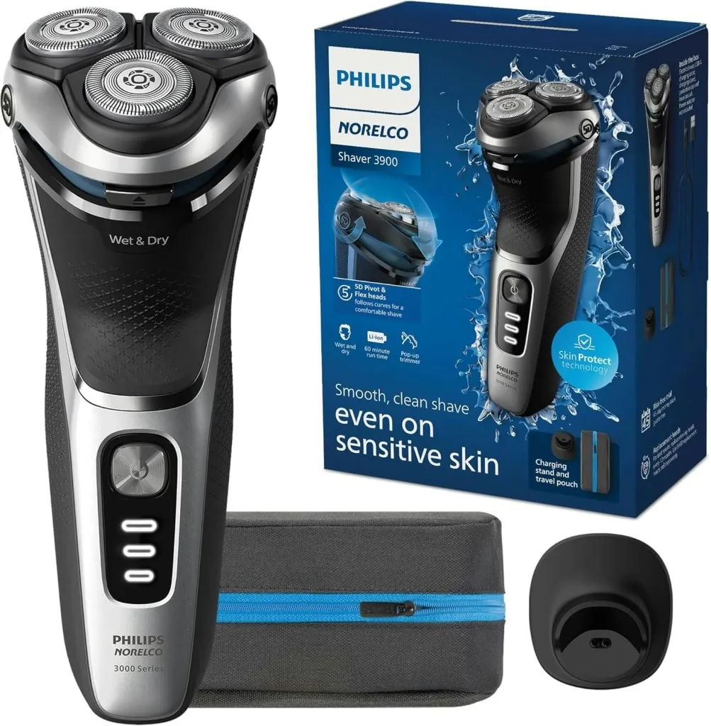 Philips Norelco Shaver 3900 Series Wet and Dry Electric Shaver