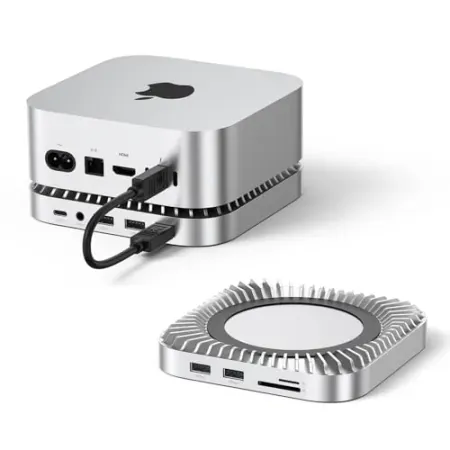 Raycue Mac mini M4 Dock & Stand w/ NVMe SSD Enclosure