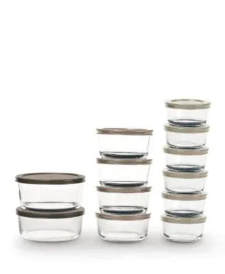 24-Piece Art & Cook Glass Food Storage Container Set