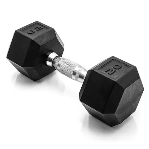 CAP Dumbbell 20 LB Coated Hex (SINGLE)