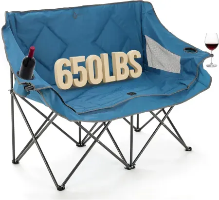 Arrowhead Outdoor Portable Folding Double Duo Camping Loveseat