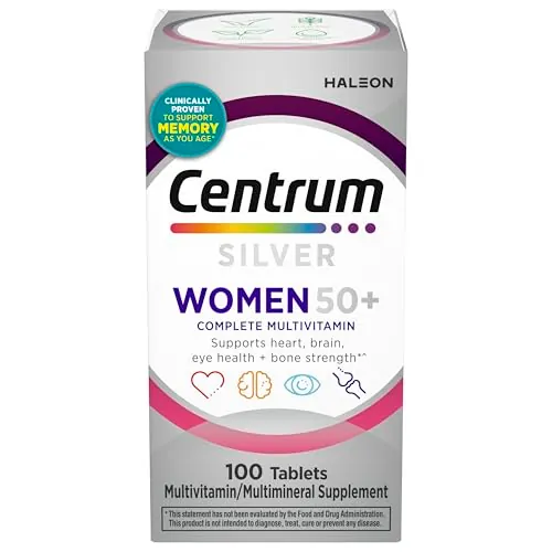 Centrum Silver Women’s 50 and Over Multivitamin 100-Count
