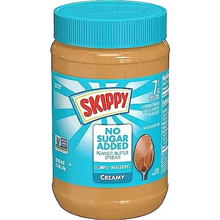 40-Oz SKIPPY Creamy Peanut Butter (No Sugar Added)