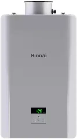 Rinnai High Efficiency Non-Condensing 8.5 GPM 180,000 BTU Interior Natural Gas Tankless Water Heater