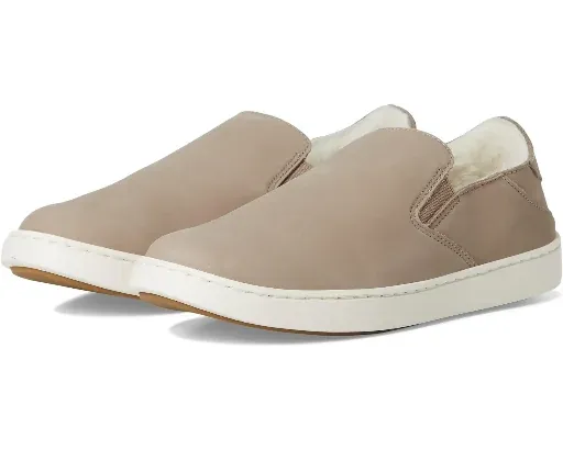 OluKai Pehuea Cozy Women's Shoes (Taupe Grey)