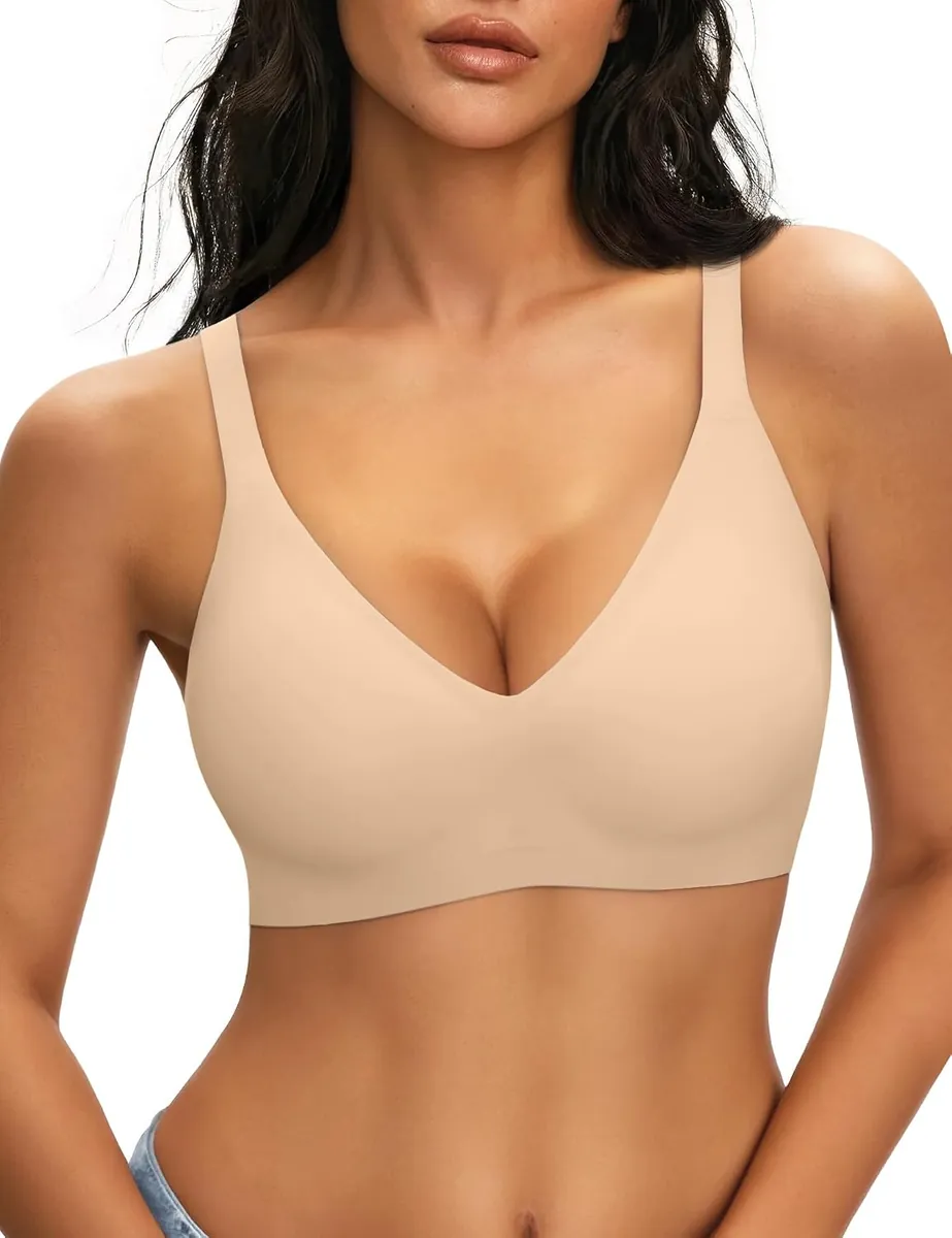 NIASOUL Seamless Push-Up Wireless Bra