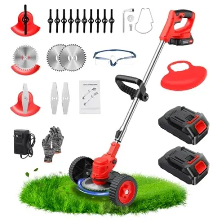 ALSO GO 21V Electric Weed Wacker with Wheel
