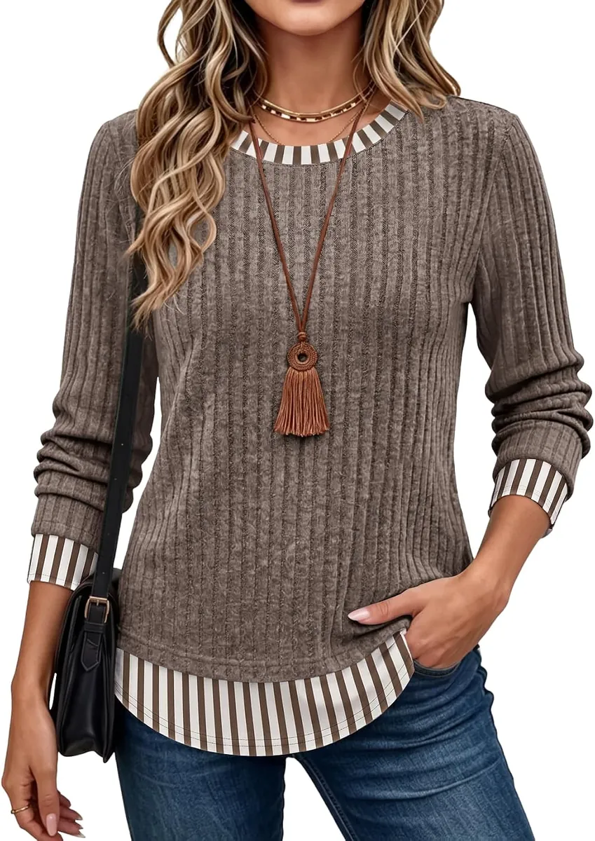 WIHOLL Women’s Long Sleeve Shirt