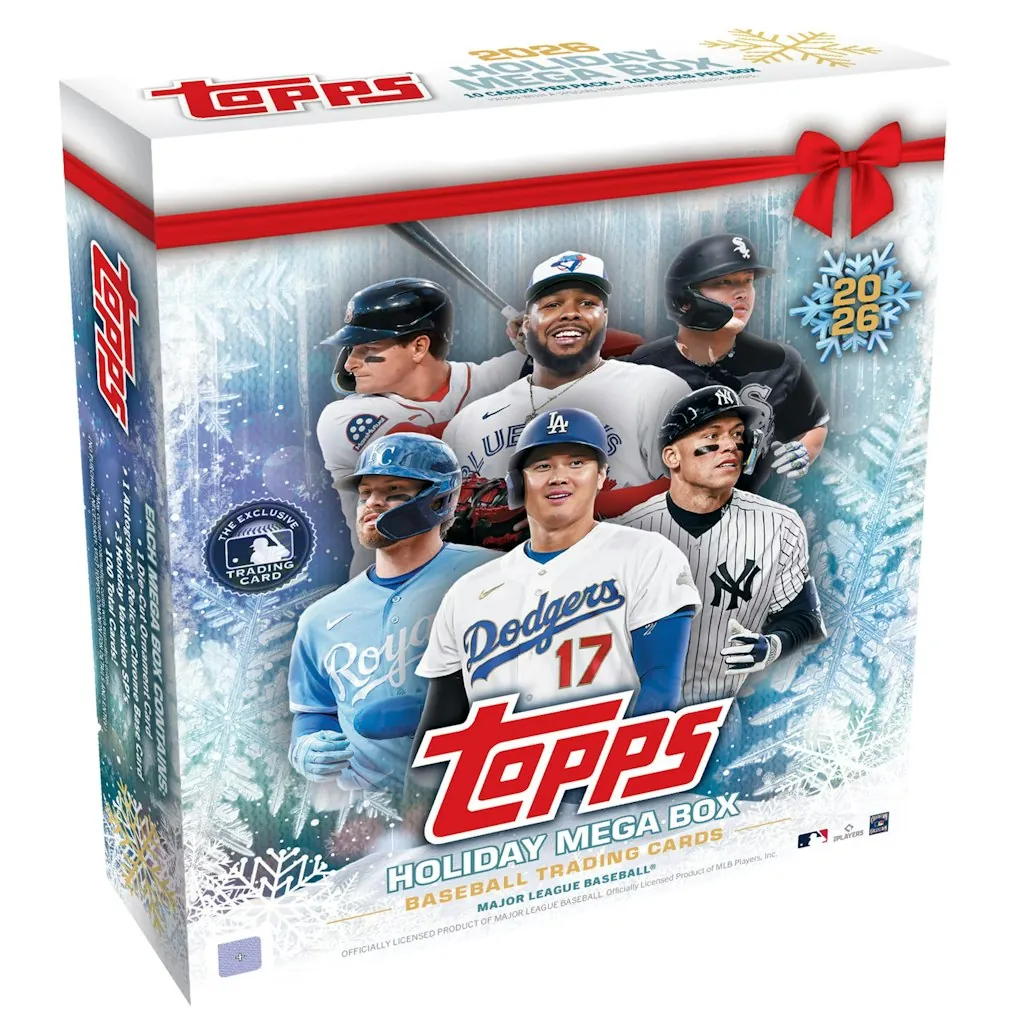 2026 Topps Holiday Baseball Factory Sealed Mega Box