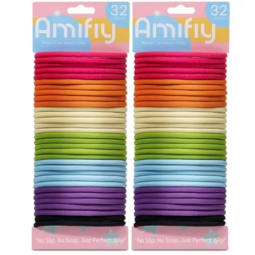 Amifiy No Damage Hair Ties 64-Count