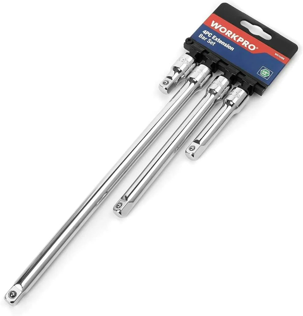 WorkPro 3/8" Socket Drive Extension Bar Set