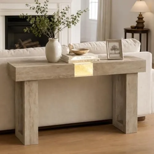VivaDomus 60" Console Table with Light