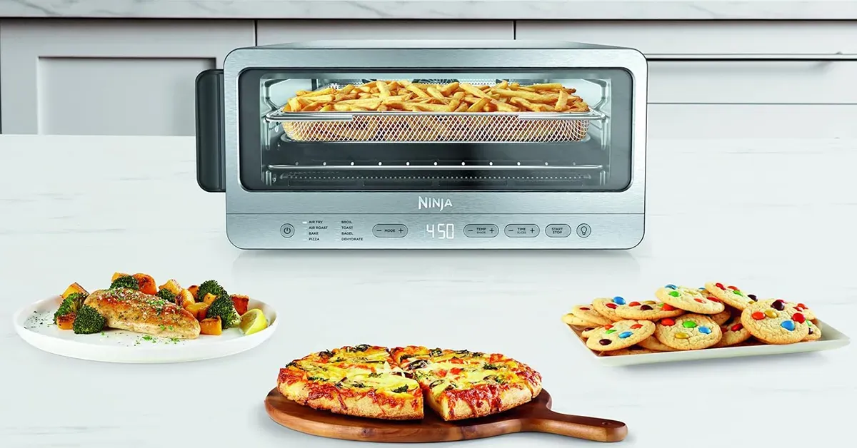 Ninja Flip 8-in-1 Air Fryer Toaster Oven Combo