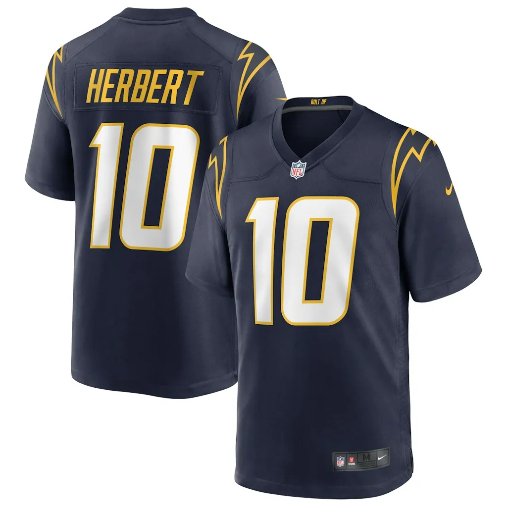 Nike Men's Justin Herbert Los Angeles Chargers Alternate Game Jersey