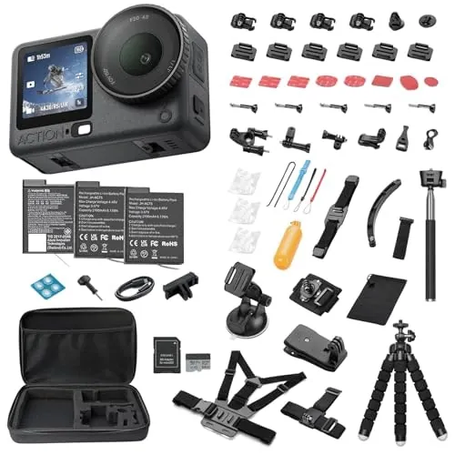 DJI Osmo Action 6 8K Waterproof Action Camera Bundle