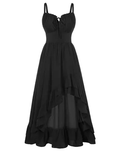 Scarlet Darkness Renaissance Chiffon Corset Sundress
