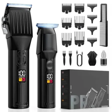 Solati Cordless Rechargeable Hair Clipper and Trimmer Set w/ Accessories