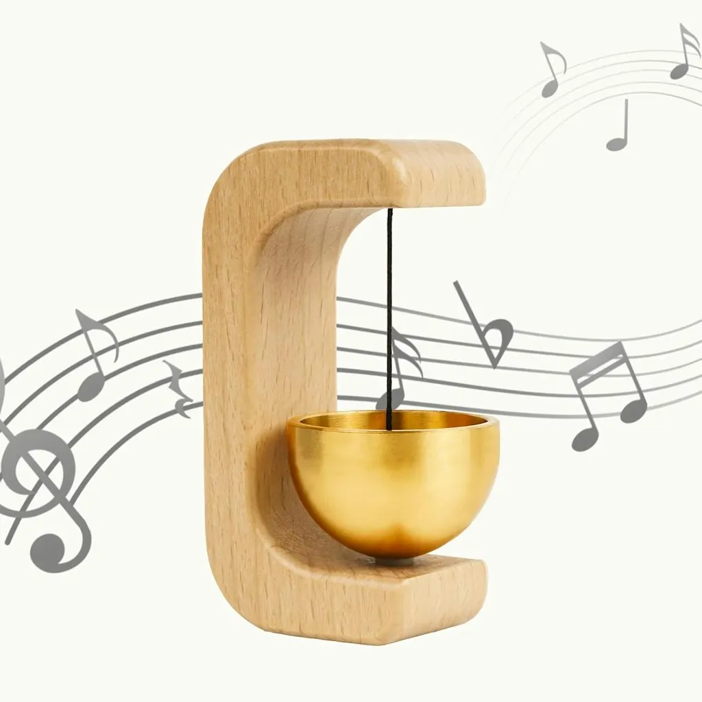 Magnetic Wooden Doorbell