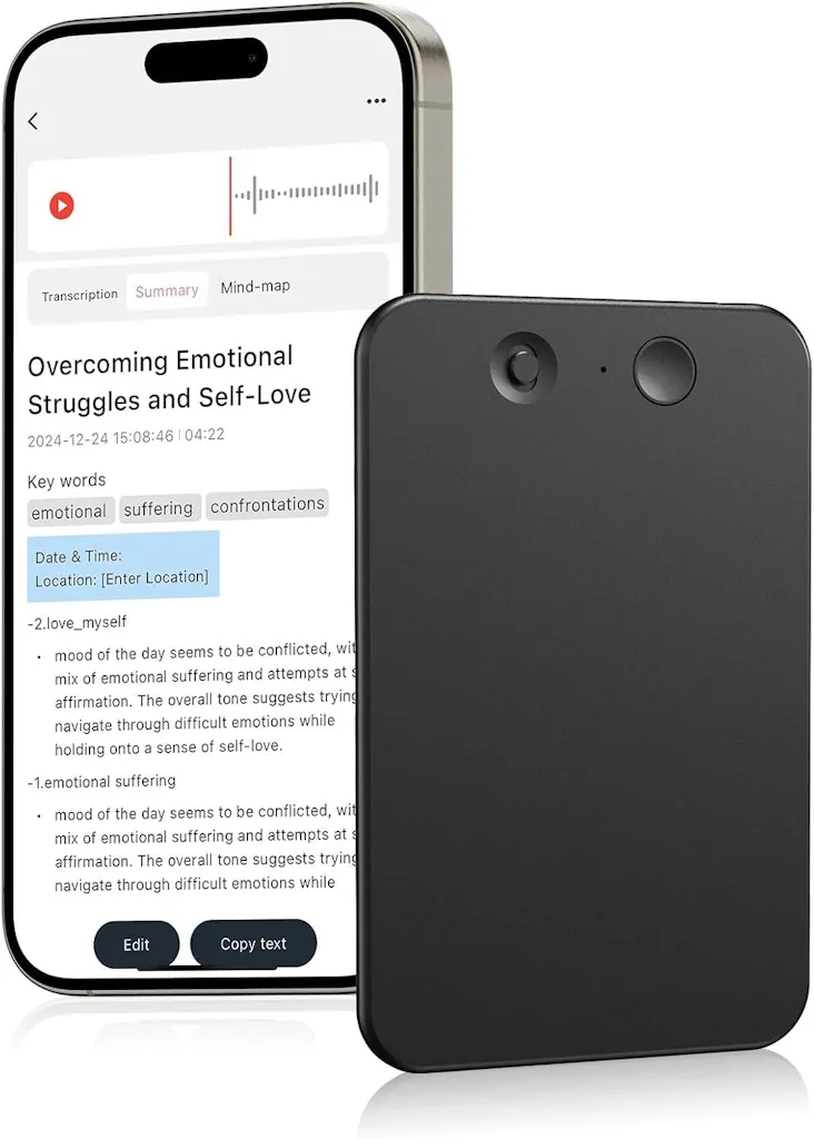 Tonfarb AI Voice Recorder with Transcription